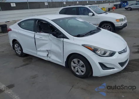 2016 Hyundai Elantra Se from USA, damaged, VIN 5NPDH4AE1GH673257